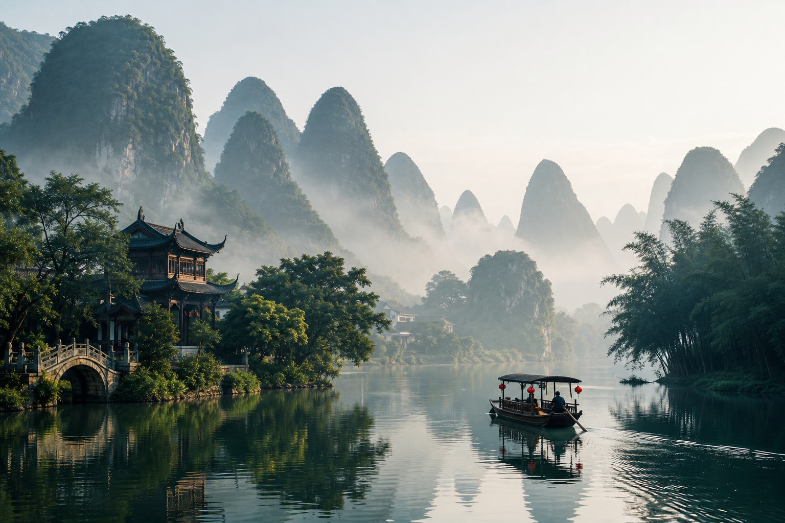 南方山水慢旅行旅行图片