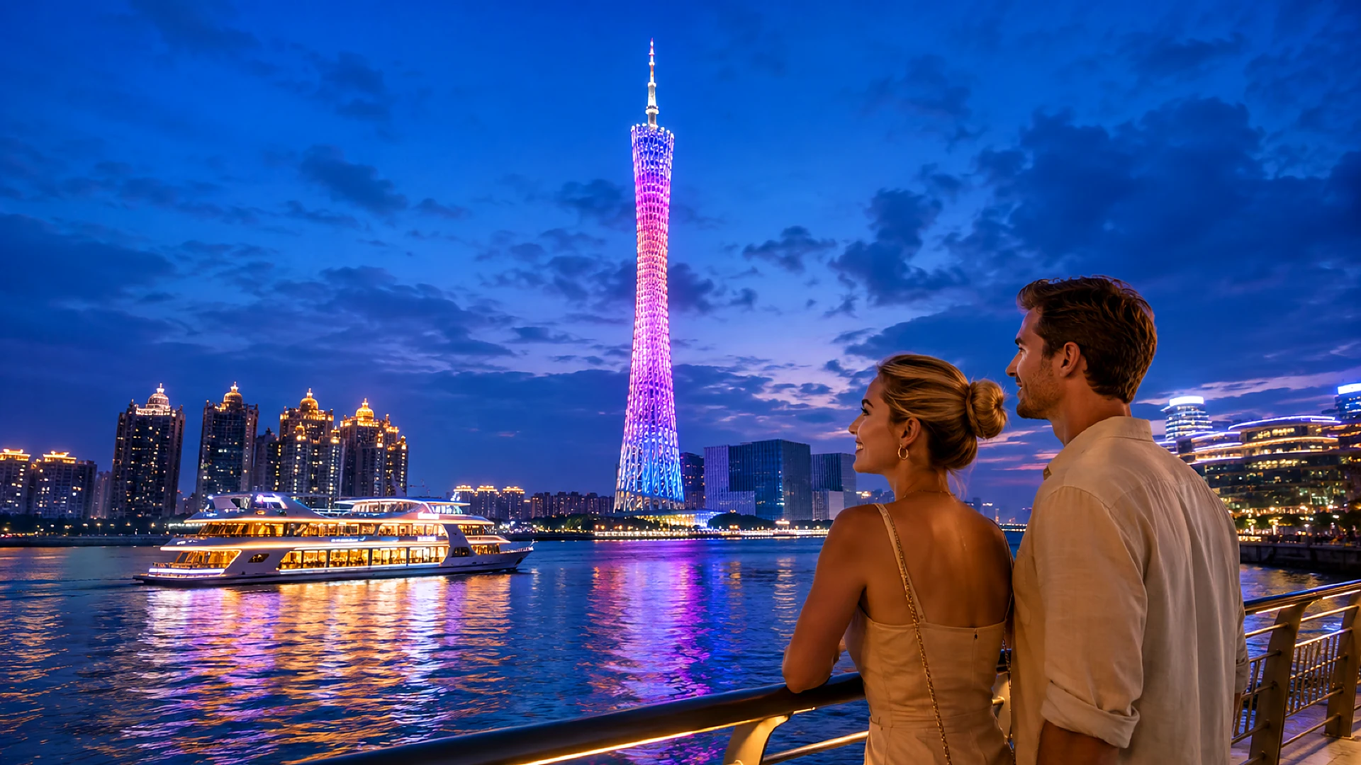 Guangzhou Fair Business Guests One-Day Tour | English Guide + Private Car | Chen Clan Ancestral Hall, Shamian, Canton Tower, Pearl River Night Cruise Product Image
