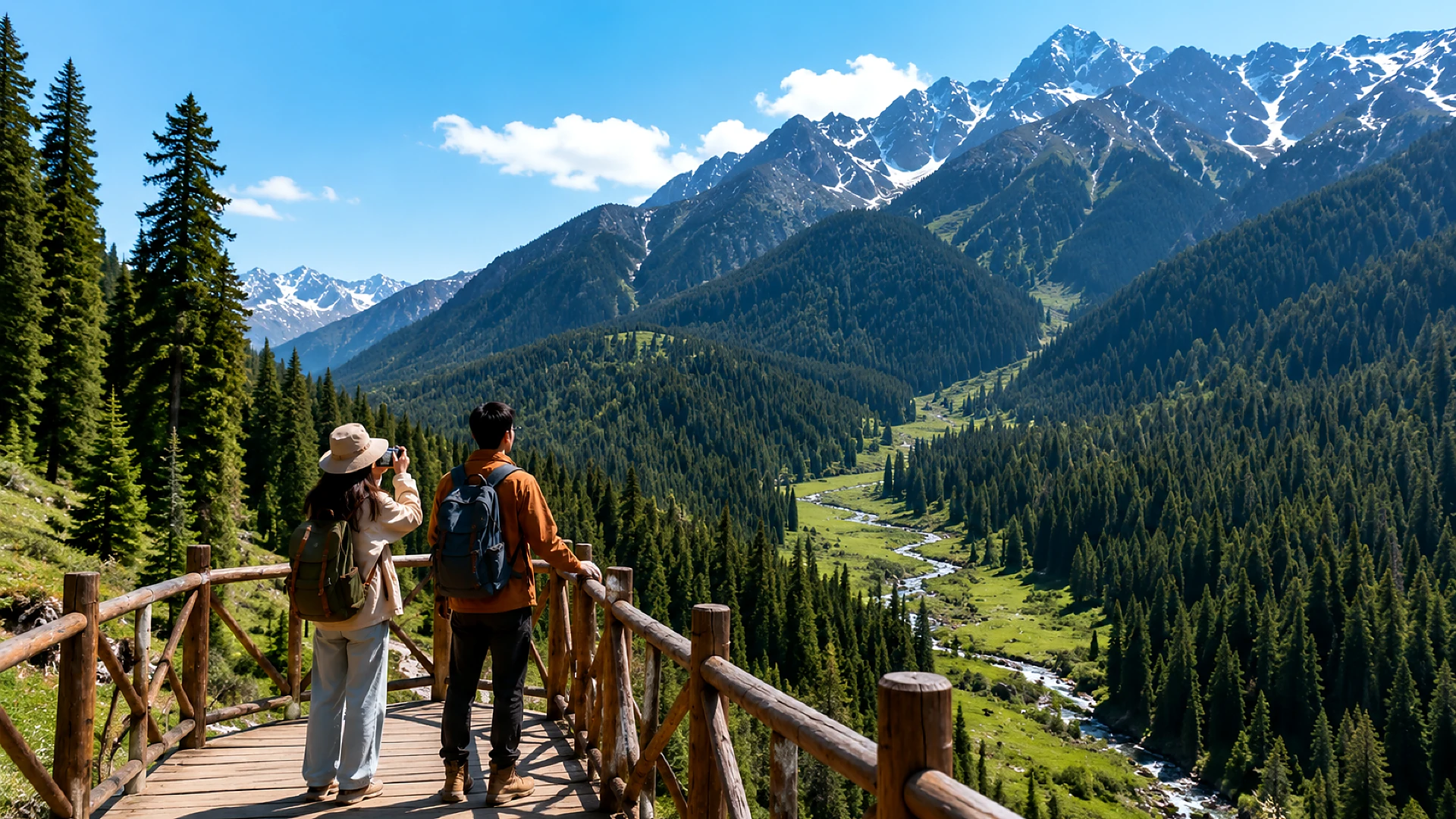 Easy One-Day Tour at Nanshan Miaoe Gou Forest Park | Tianshan Spruce Forests, Meadow Valleys, and Light Hike - Product Image