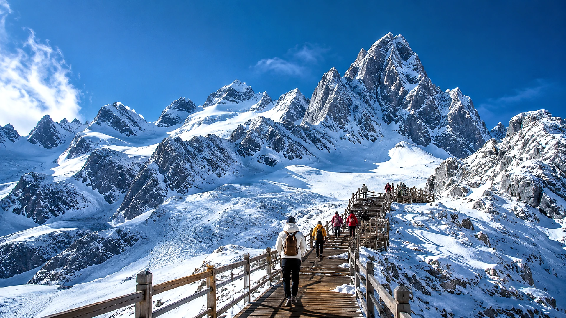 Lijiang Departure · Yulong Snow Mountain Private One-Day Tour | Glacier Express Cable Car · Blue Moon Valley · Naxi Cultural Experience Product Images