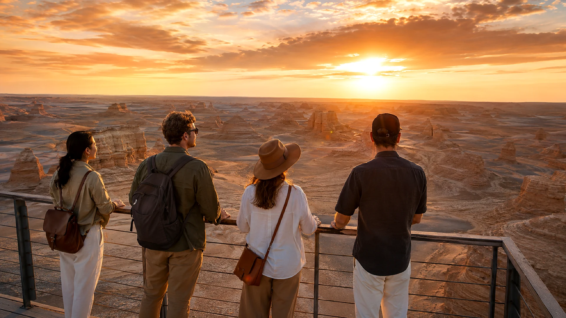 One-Day Tour of Dunhuang's Western Route: Yardang Devil City [Yanguan, Yumen Pass · Han Dynasty Great Wall · Desert Sunset] Product Images
