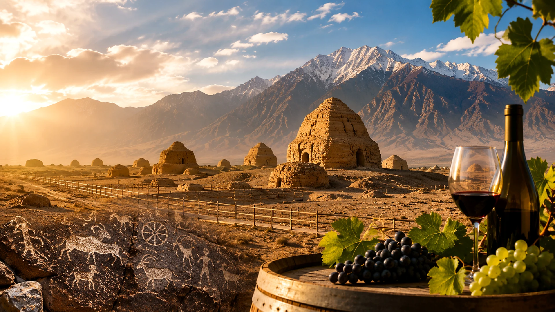 Yinchuan Private Day Tour | World Heritage Western Xia Tombs + Helan Mountain Rock Art + Yuan Shi Winery Wine Tasting - Product Images