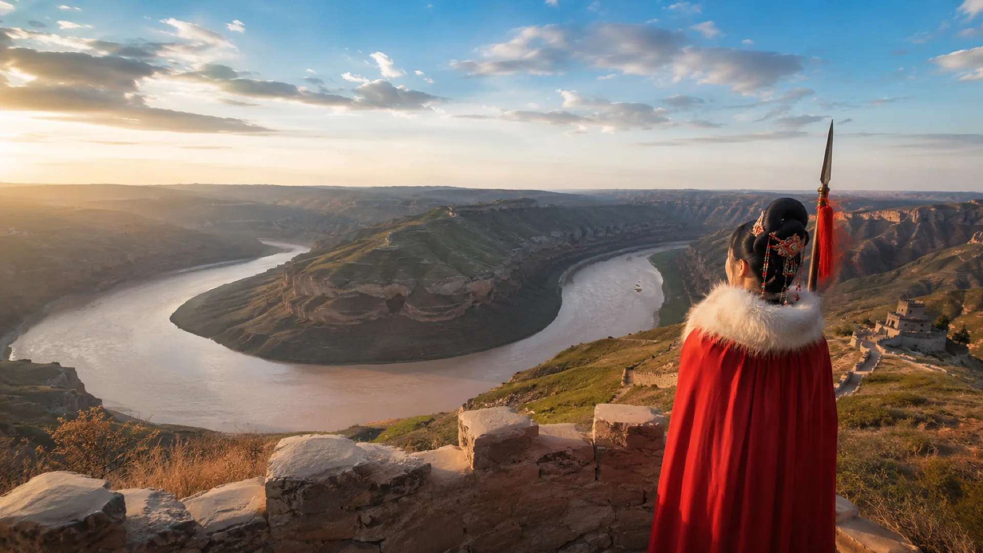 Day Tour from Hohhot – Zhaojun Memorial Museum + Laoniowan Yellow River Gorge | English, Chinese, Korean, Japanese Guides Available – Product Images